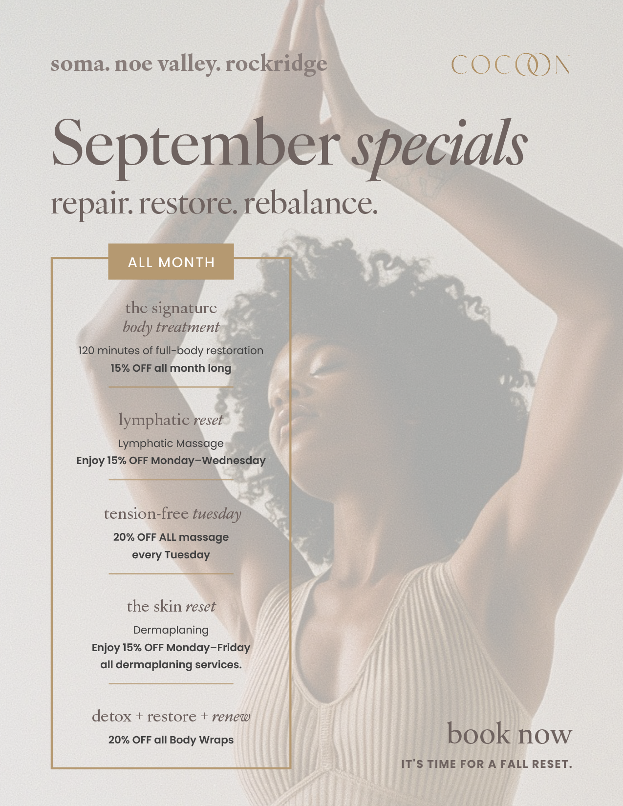 Cocoon Day Spa Oakland - Rockridge